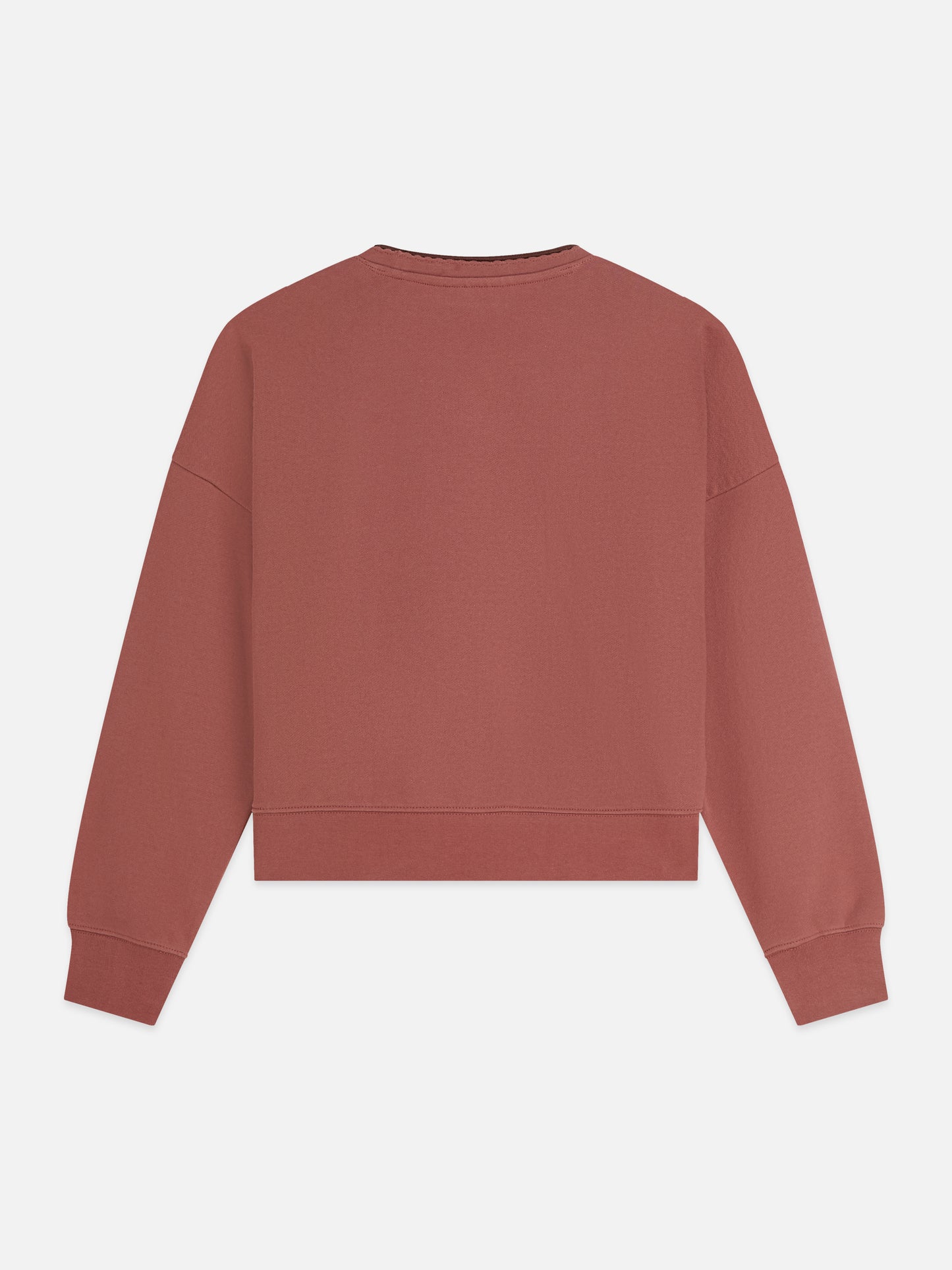 Maroon סווטשירט לנשים Chest Embroidery SCOTCH & SODA