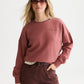 White Smoke סווטשירט לנשים Chest Embroidery SCOTCH & SODA