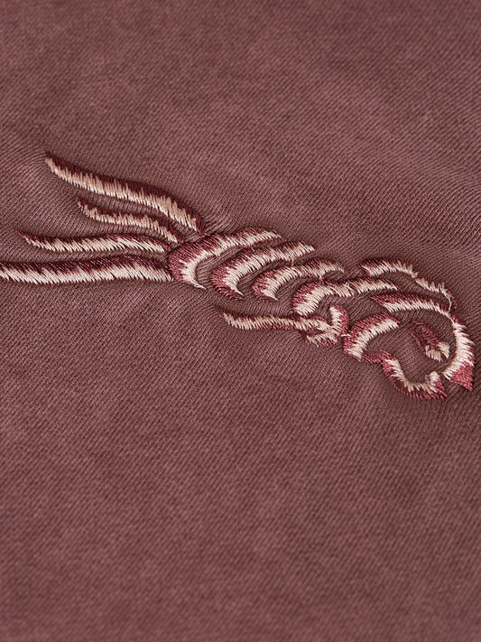 Dim Gray קפוצ'ון לנשים Washed Embroidered SCOTCH & SODA