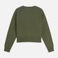 Dark Olive Green סווטשירט לנשים Ribon Embroidery SCOTCH & SODA