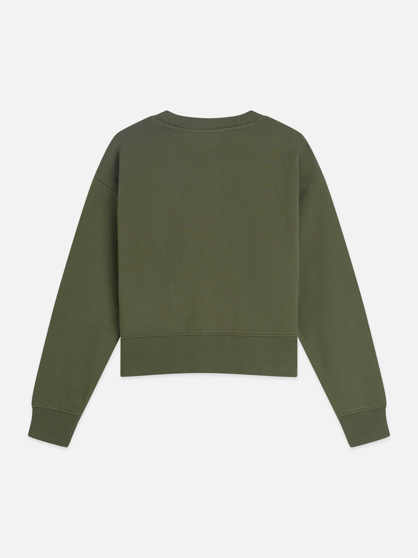 Dark Olive Green סווטשירט לנשים Ribon Embroidery SCOTCH & SODA