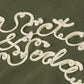 Dark Olive Green סווטשירט לנשים Ribon Embroidery SCOTCH & SODA