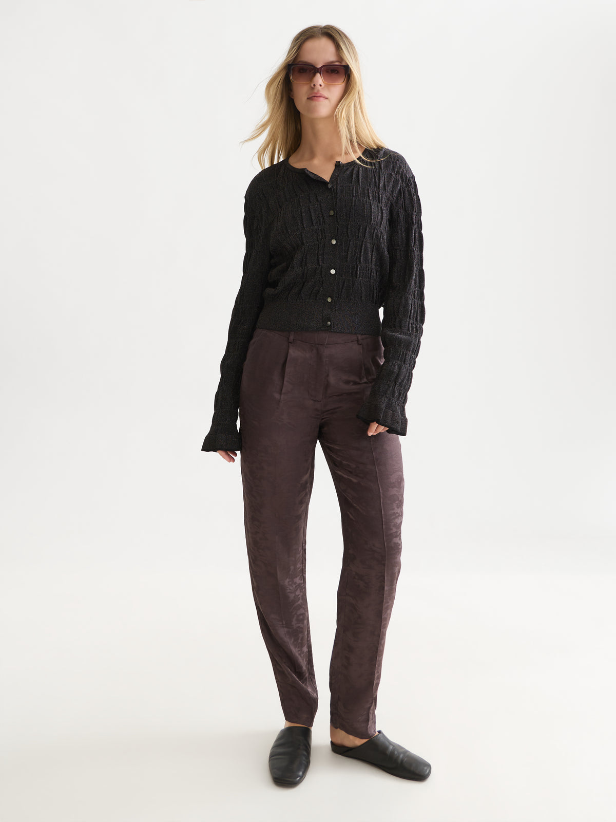White Smoke קרדיגן לנשים Smock Stitch SCOTCH & SODA