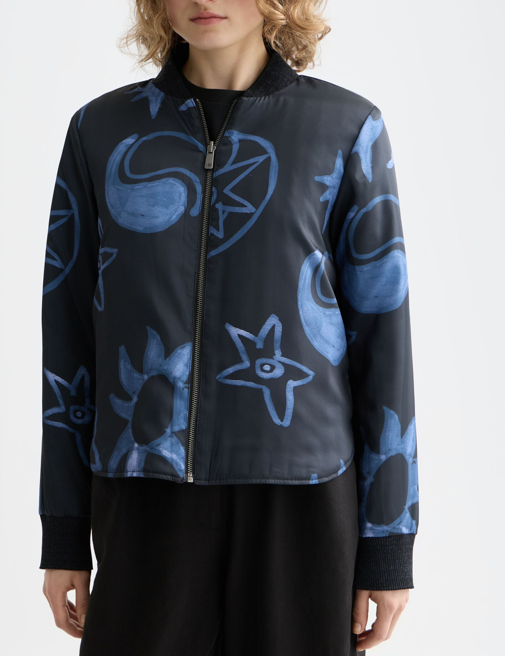 Black ג'קט לנשים Quilted reversible SCOTCH & SODA