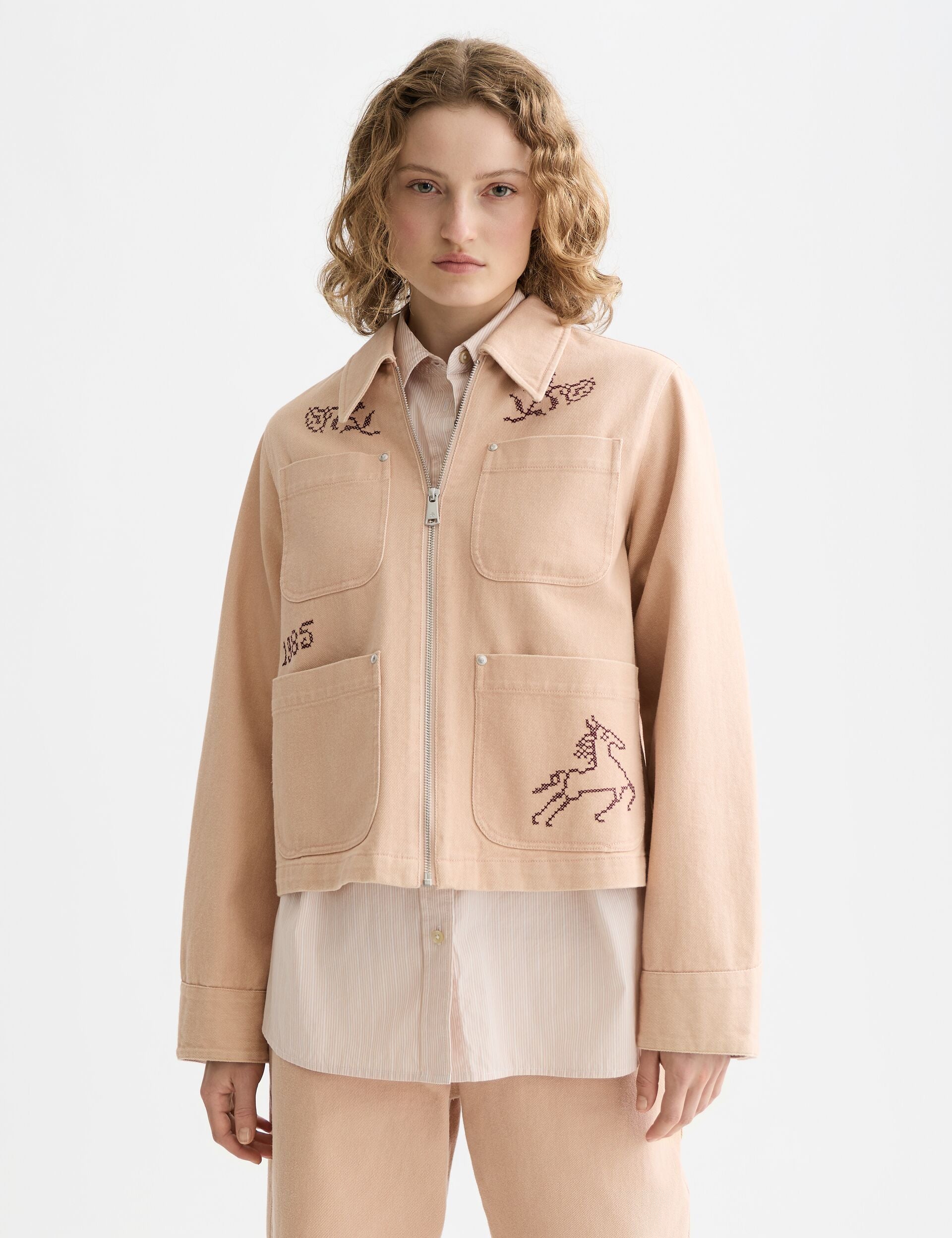 White Smoke ג'קט לנשים Embroidered SCOTCH & SODA