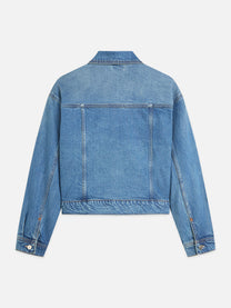 White Smoke ג׳קט ג׳ינס לנשים Pleat Front SCOTCH & SODA