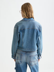 Lavender ג׳קט ג׳ינס לנשים Pleat Front SCOTCH & SODA