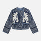 White Smoke ג׳קט קווילט דו־צדדי מודפס לנשים Revesible Printed SCOTCH & SODA