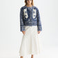 White Smoke ג׳קט קווילט דו־צדדי מודפס לנשים Revesible Printed SCOTCH & SODA