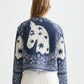 Lavender ג׳קט קווילט דו־צדדי מודפס לנשים Revesible Printed SCOTCH & SODA
