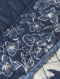 Dark Slate Gray ג׳קט קווילט דו־צדדי מודפס לנשים Revesible Printed SCOTCH & SODA