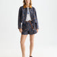 White Smoke ג׳קט כותנה רקום לנשים Embroidered SCOTCH & SODA