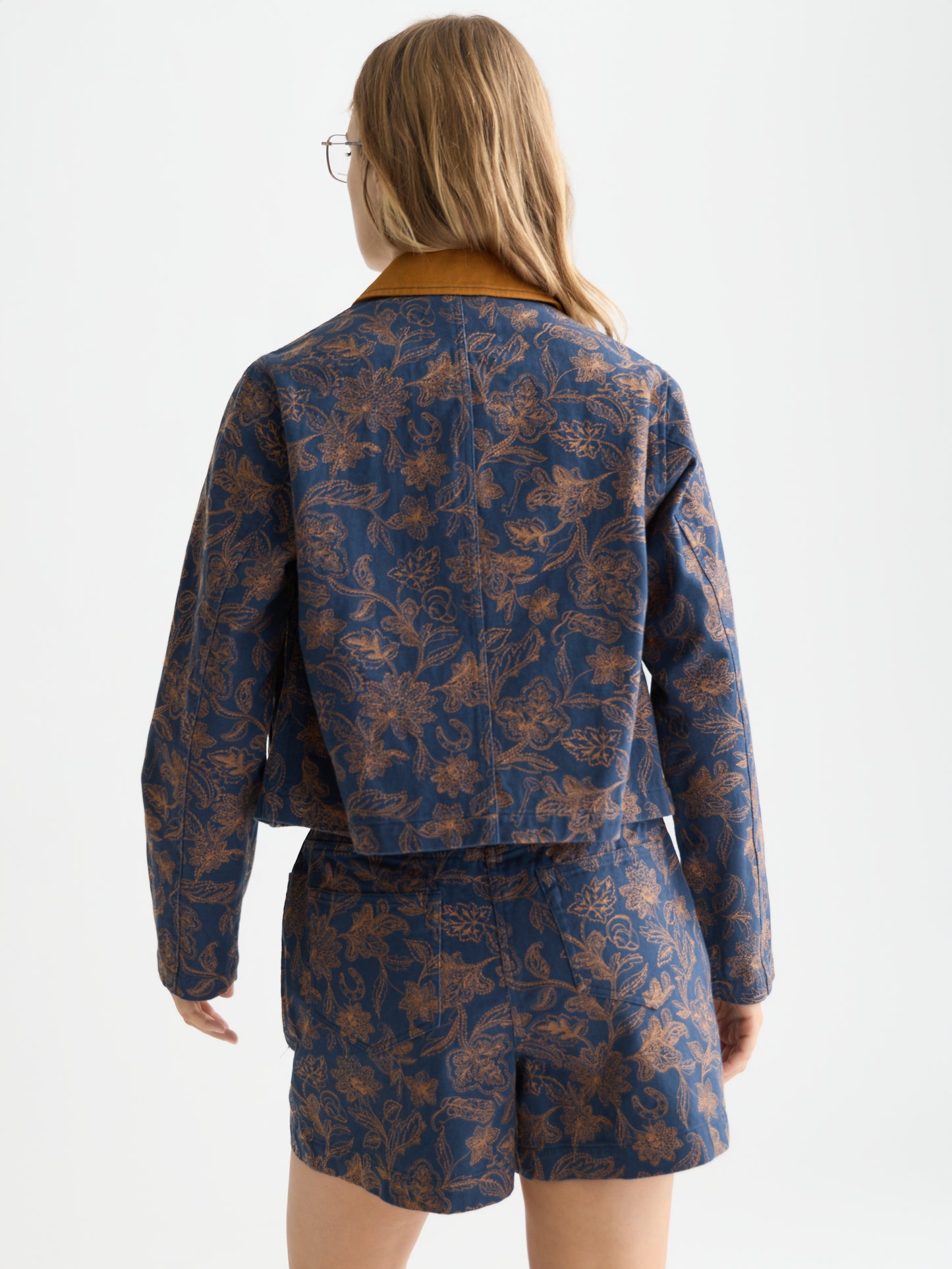 White Smoke ג׳קט כותנה רקום לנשים Embroidered SCOTCH & SODA
