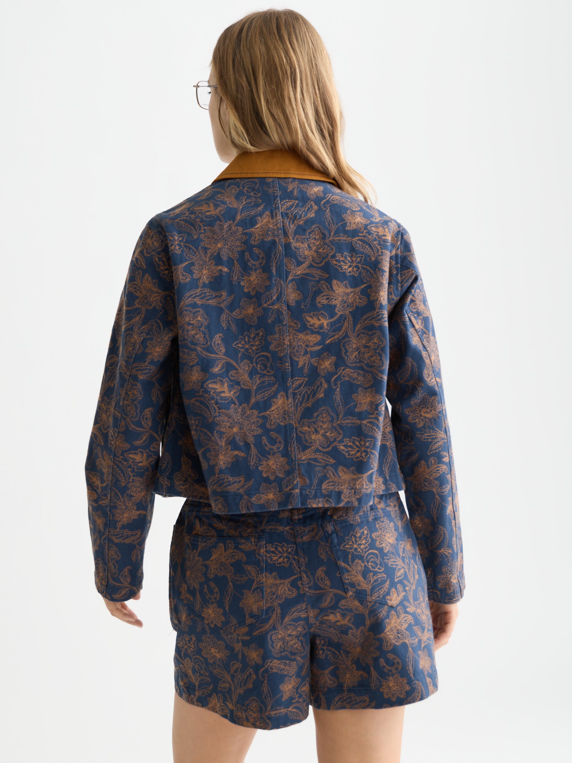 White Smoke ג׳קט כותנה רקום לנשים Embroidered SCOTCH & SODA