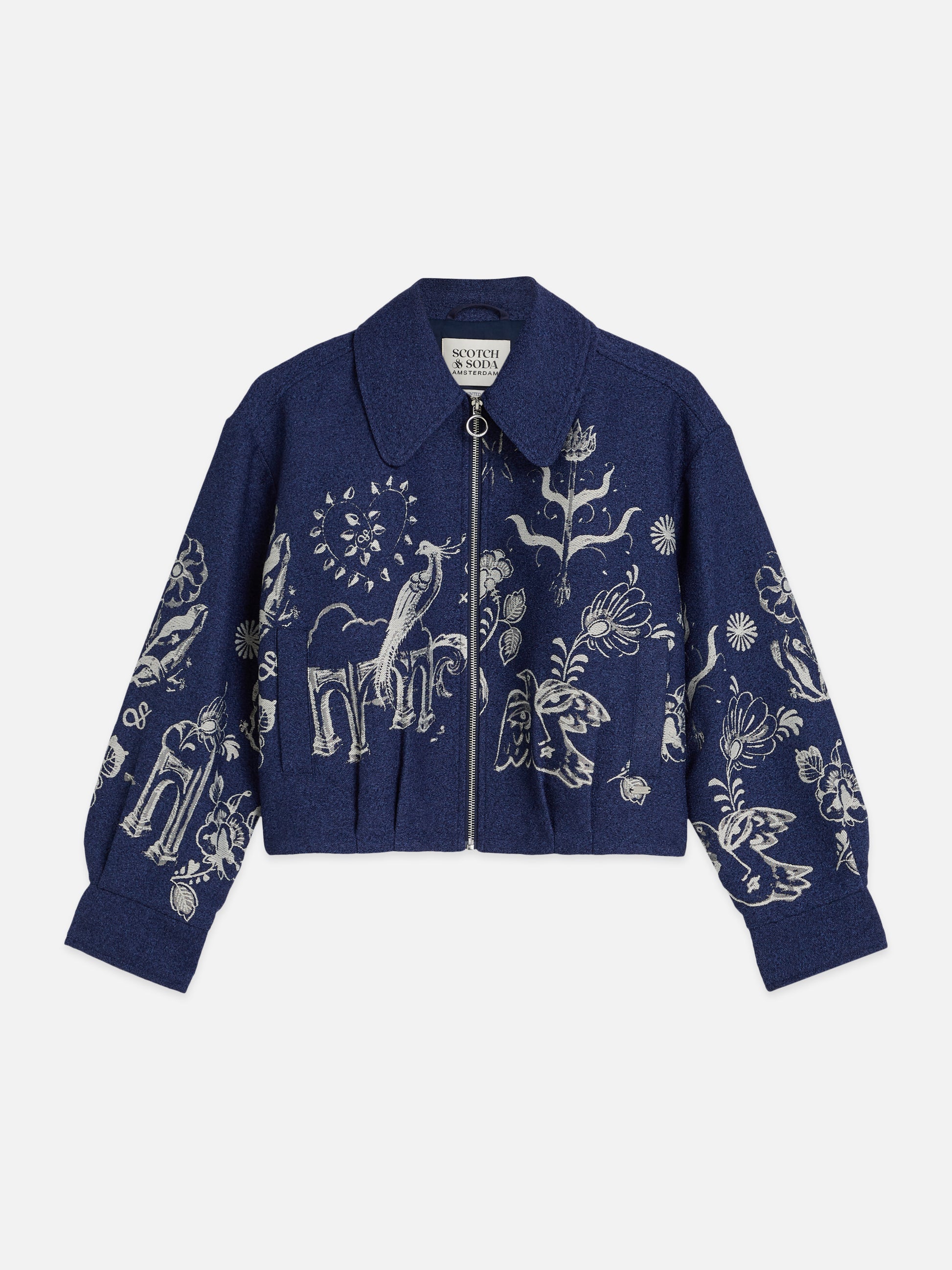 White Smoke ג'קט לנשים Jacquard SCOTCH & SODA