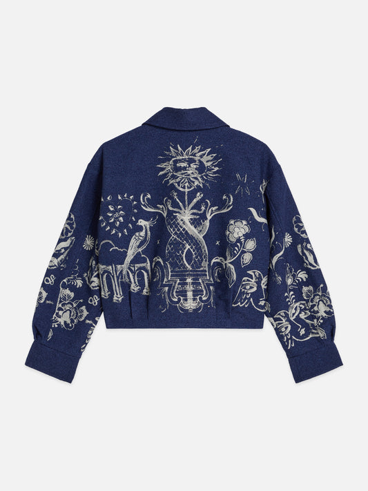 White Smoke ג'קט לנשים Jacquard SCOTCH & SODA