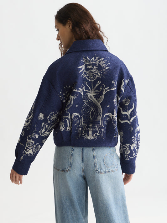 Lavender ג'קט לנשים Jacquard SCOTCH & SODA
