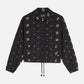 Dark Slate Gray ג'קט לנשים Embroidered Cotton SCOTCH & SODA