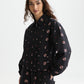 Black ג'קט לנשים Embroidered Cotton SCOTCH & SODA
