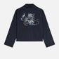 Dark Slate Gray ג'קט לנשים Embroidered Satin SCOTCH & SODA