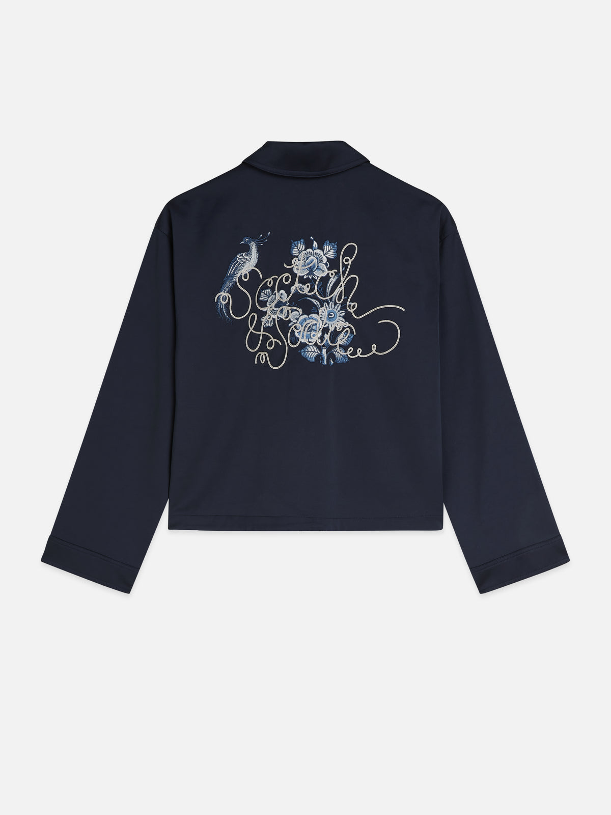 Dark Slate Gray ג'קט לנשים Embroidered Satin SCOTCH & SODA