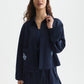 Black ג'קט לנשים Embroidered Satin SCOTCH & SODA