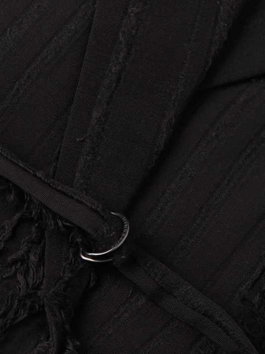 Black בלייזר לנשים Belted Double Breasted SCOTCH & SODA