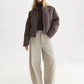 Lavender ג'קט לנשים Embroidered Short Puffer SCOTCH & SODA