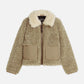 Rosy Brown ג'קט לנשים Faux Fur SCOTCH & SODA