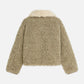 Rosy Brown ג'קט לנשים Faux Fur SCOTCH & SODA