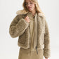 Lavender ג'קט לנשים Faux Fur SCOTCH & SODA