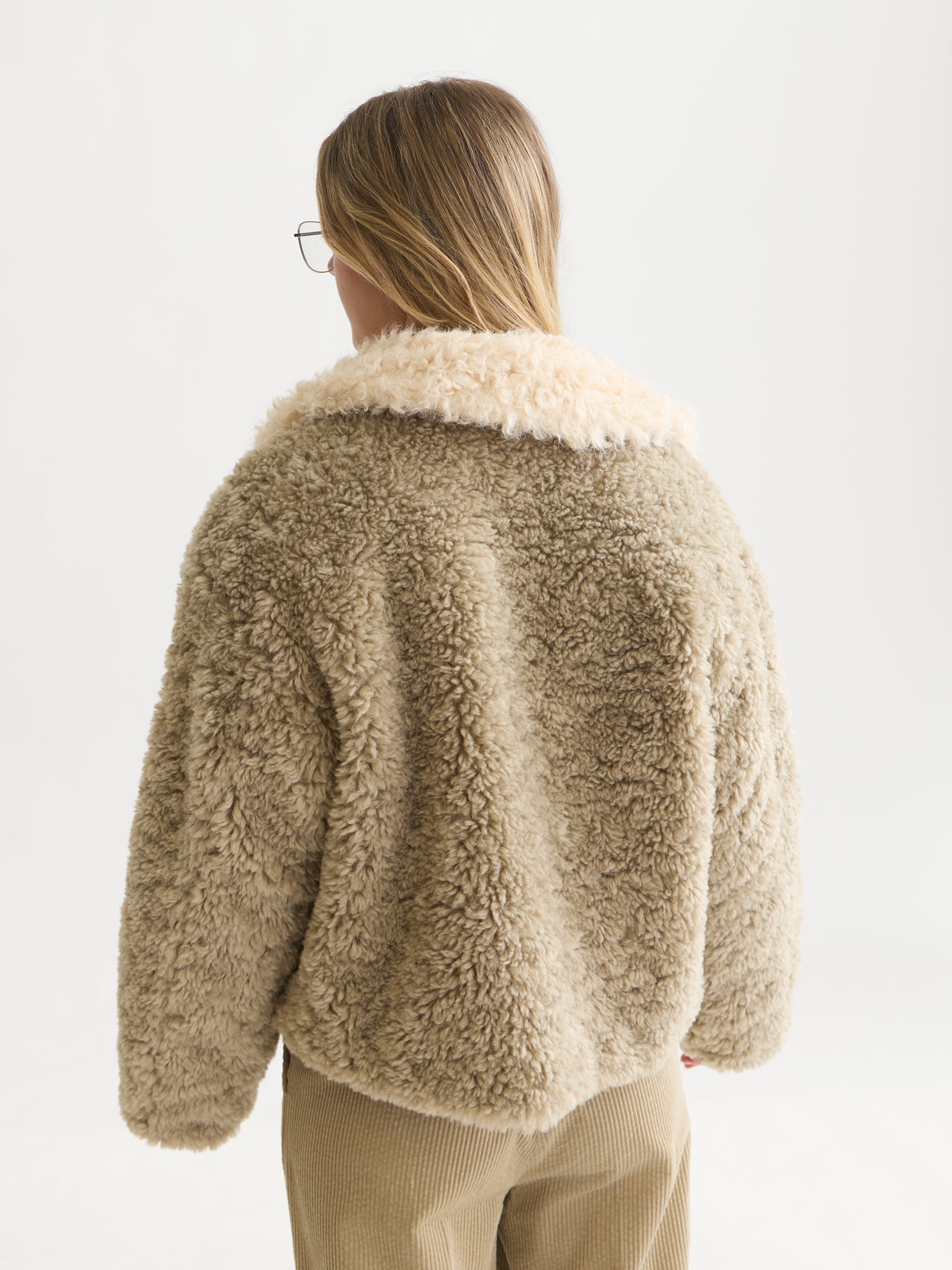 Lavender ג'קט לנשים Faux Fur SCOTCH & SODA