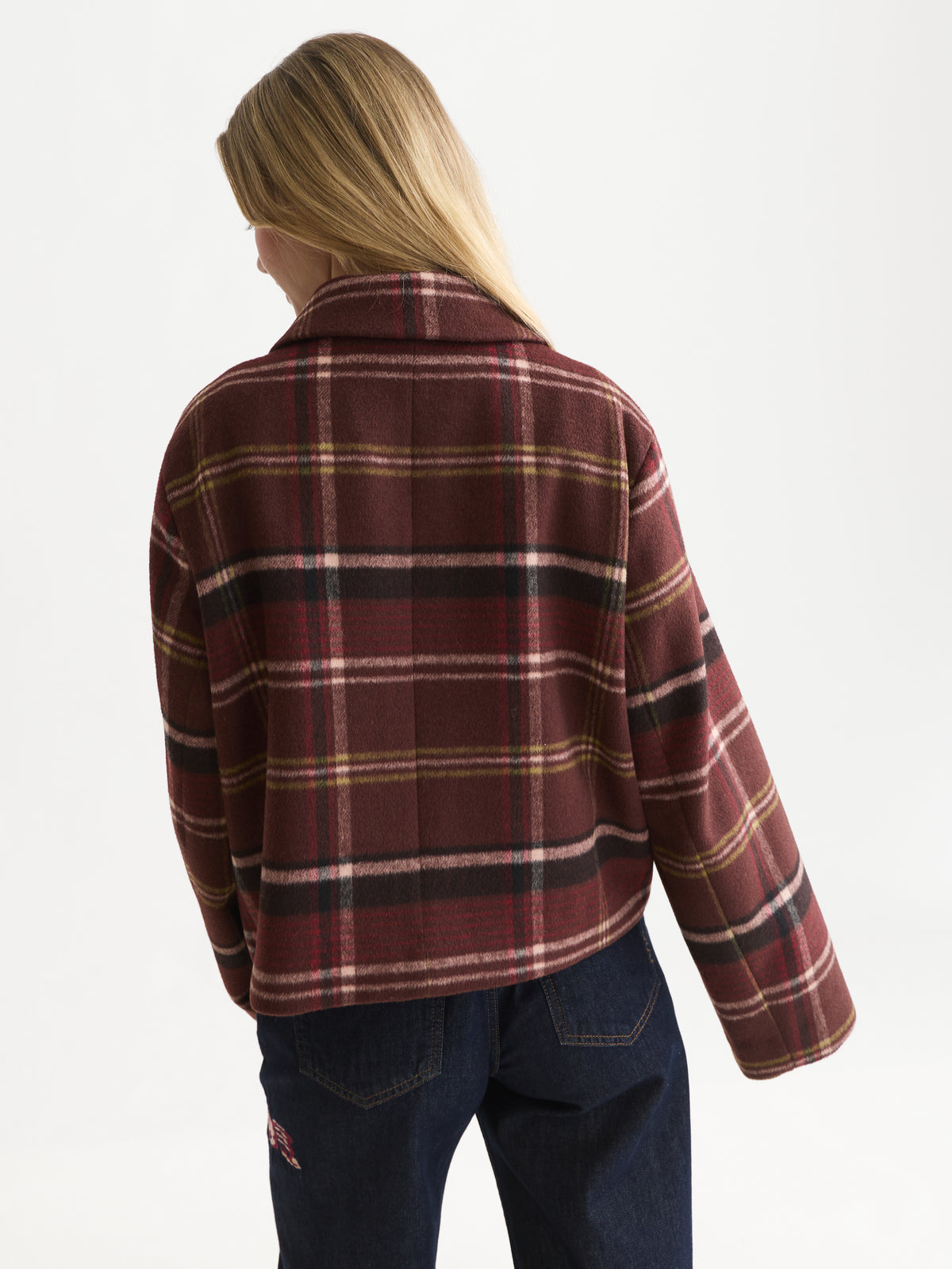 White Smoke ג'קט לנשים Checked SCOTCH & SODA