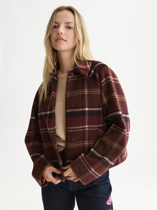 White Smoke ג'קט לנשים Checked SCOTCH & SODA