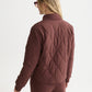 Lavender ג'קט דו צדדי לנשים Reversible Quilted Bomber SCOTCH & SODA