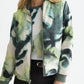 White Smoke ג'קט דו צדדי לנשים Reversible Quilted Bomber SCOTCH & SODA