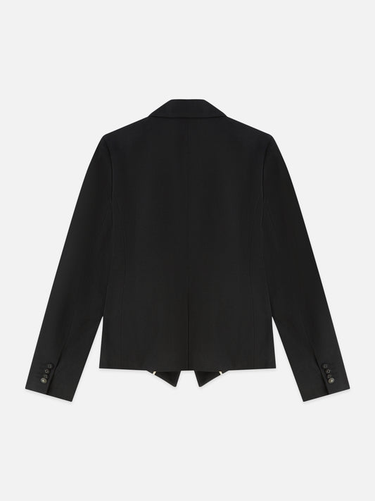 Black בלייזר לנשים Gabardine Fitted SCOTCH & SODA