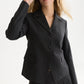 Black בלייזר לנשים Gabardine Fitted SCOTCH & SODA