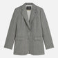 Dim Gray בלייזר לנשים Checked Oversized SCOTCH & SODA