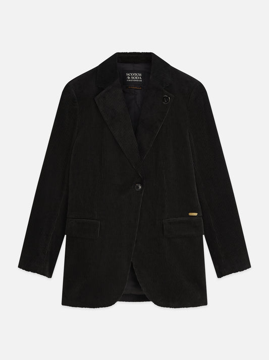 Black בלייזר לנשים Corduroy Relaxed SCOTCH & SODA