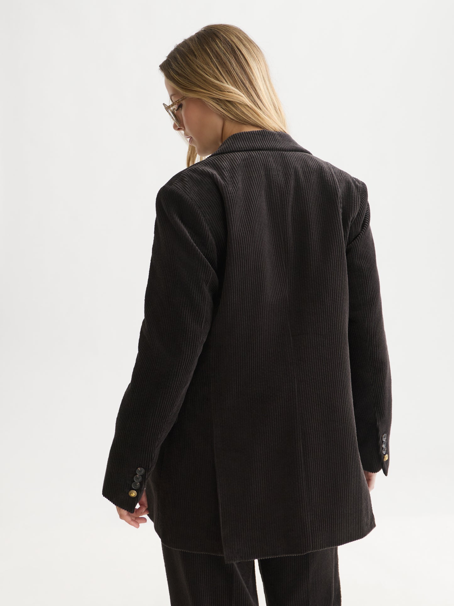 Black בלייזר לנשים Corduroy Relaxed SCOTCH & SODA