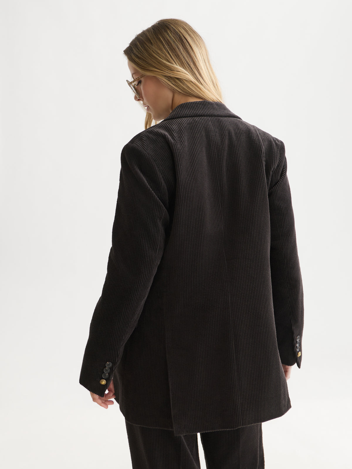 Black בלייזר לנשים Corduroy Relaxed SCOTCH & SODA