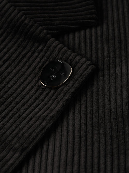 Black בלייזר לנשים Corduroy Relaxed SCOTCH & SODA