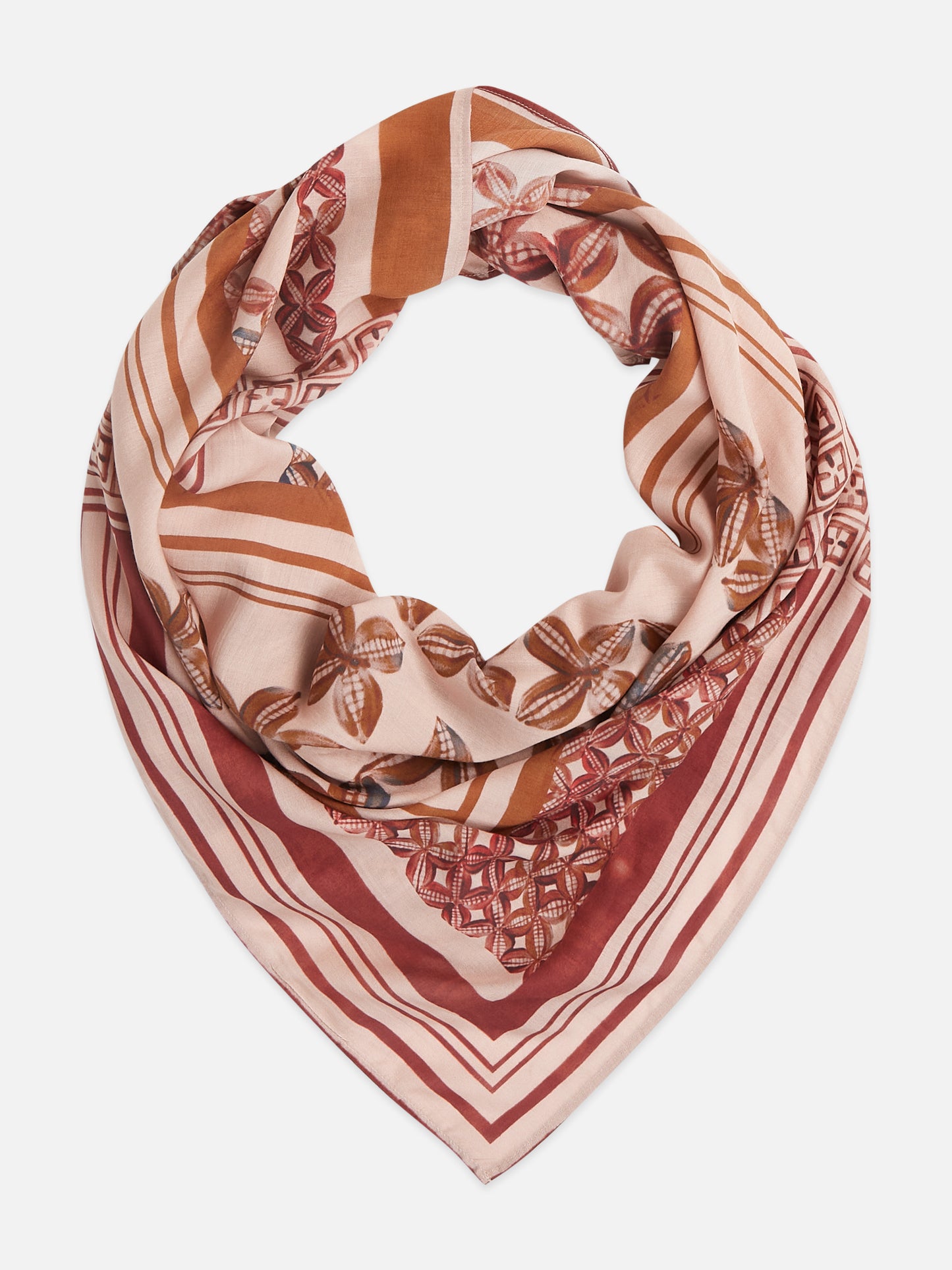 White Smoke צעיף לנשים Printed Foulard SCOTCH & SODA