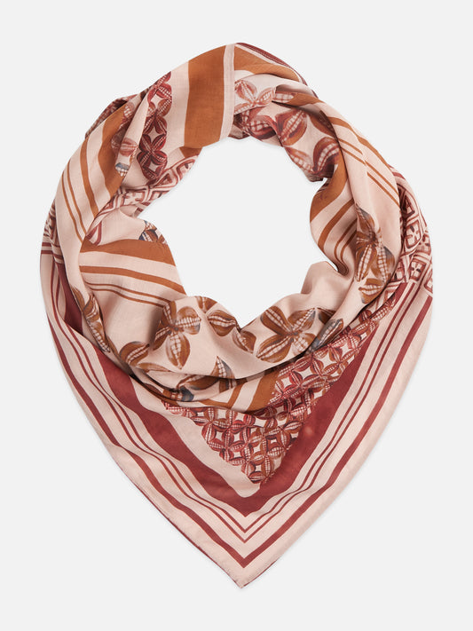 White Smoke צעיף לנשים Printed Foulard SCOTCH & SODA