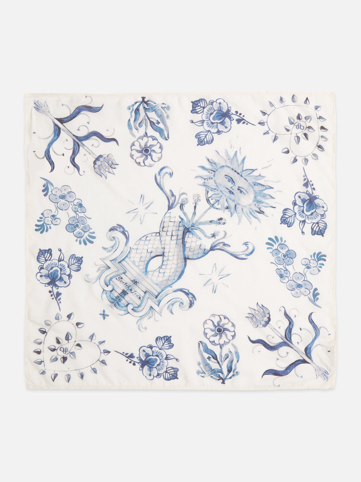 Lavender צעיף לנשים Printed Foulard SCOTCH & SODA