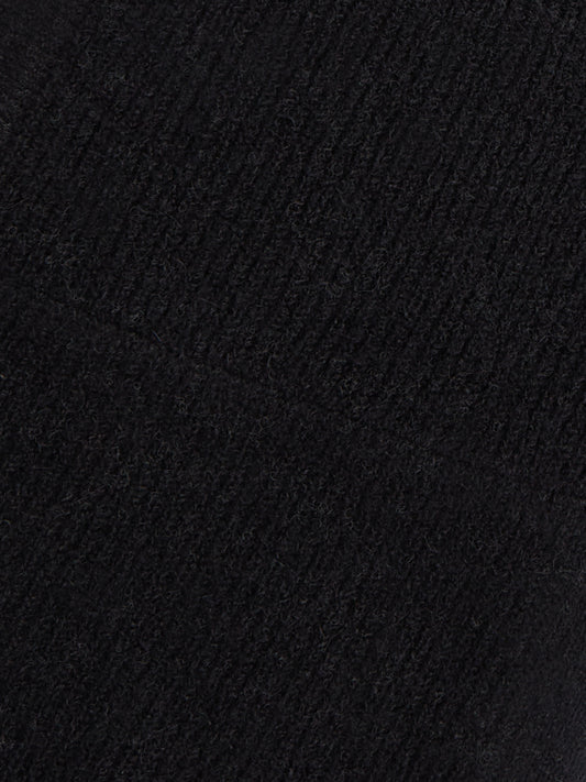 Black כובע צמר לנשים Fuzzy Knitted SCOTCH & SODA