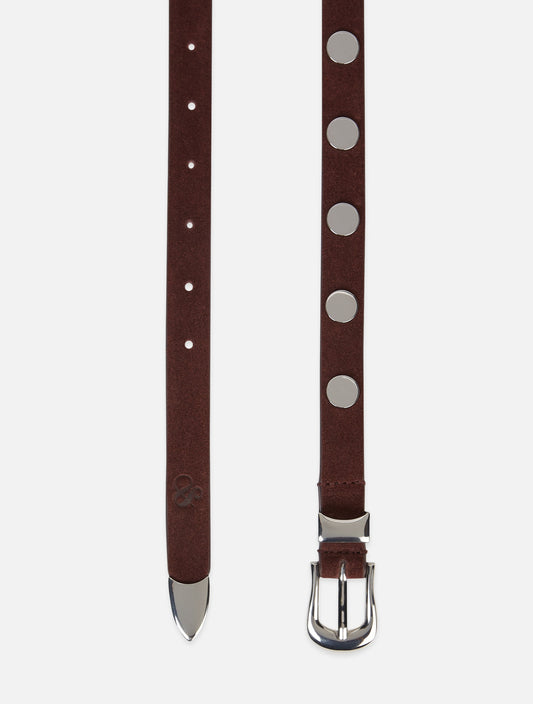 White Smoke חגורה לנשים Studded Suede SCOTCH & SODA