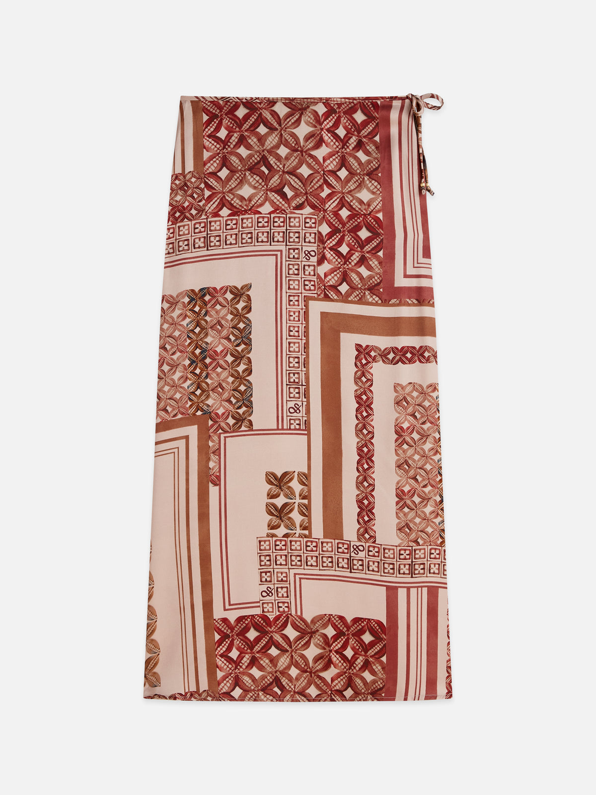 Rosy Brown חצאית מידי לנשים Printed Ankle Length SCOTCH & SODA