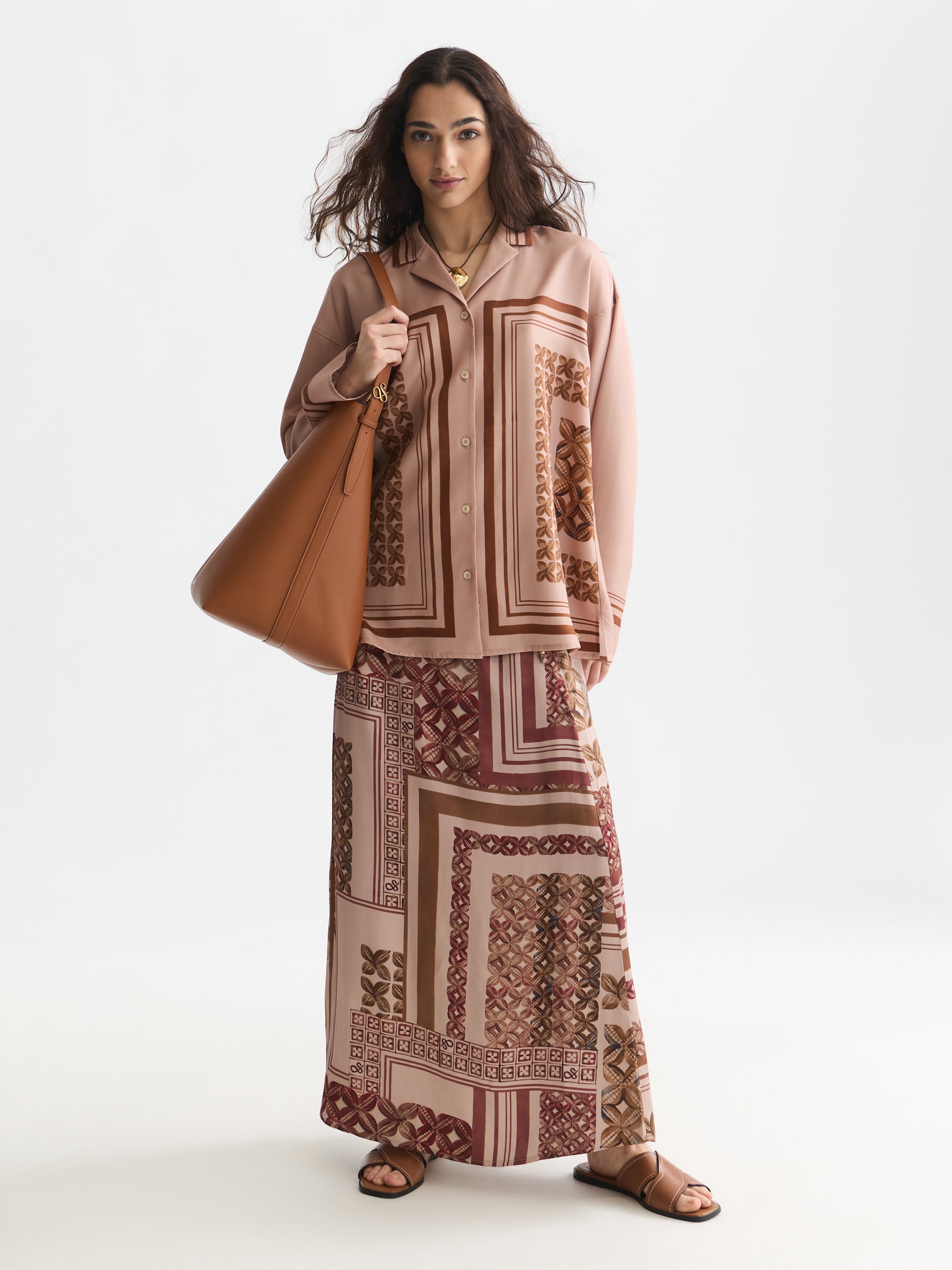 Alice Blue חצאית מידי לנשים Printed Ankle Length SCOTCH & SODA